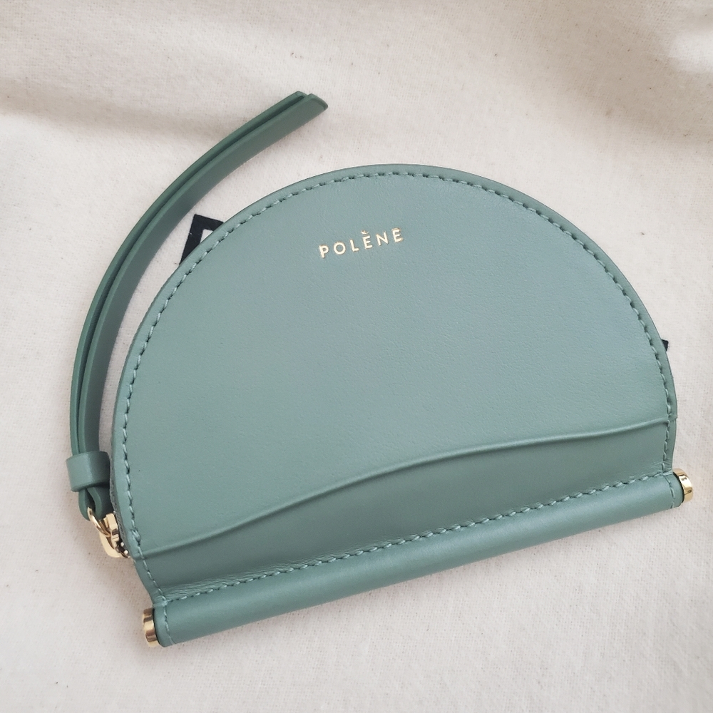 Polène Polene Half Moon Mini Wallet in Sauge/Sage